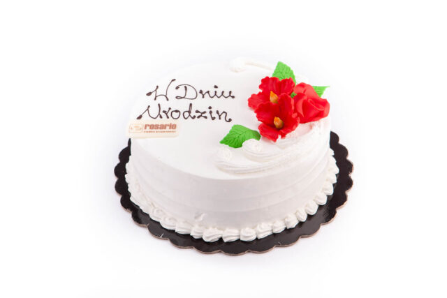 TORT FIRMOWYZ DEKORACJĄ CUKROWĄ