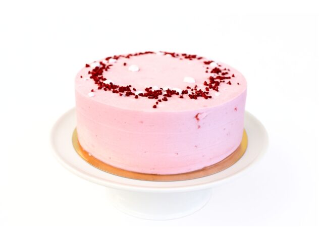 tort firmowy malinowy