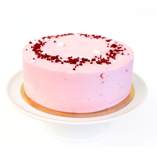 tort firmowy malinowy