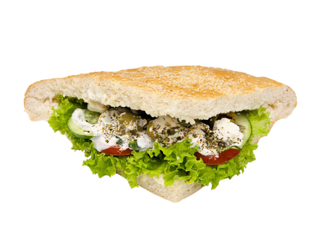 zdjęcia kanapki – białe tło